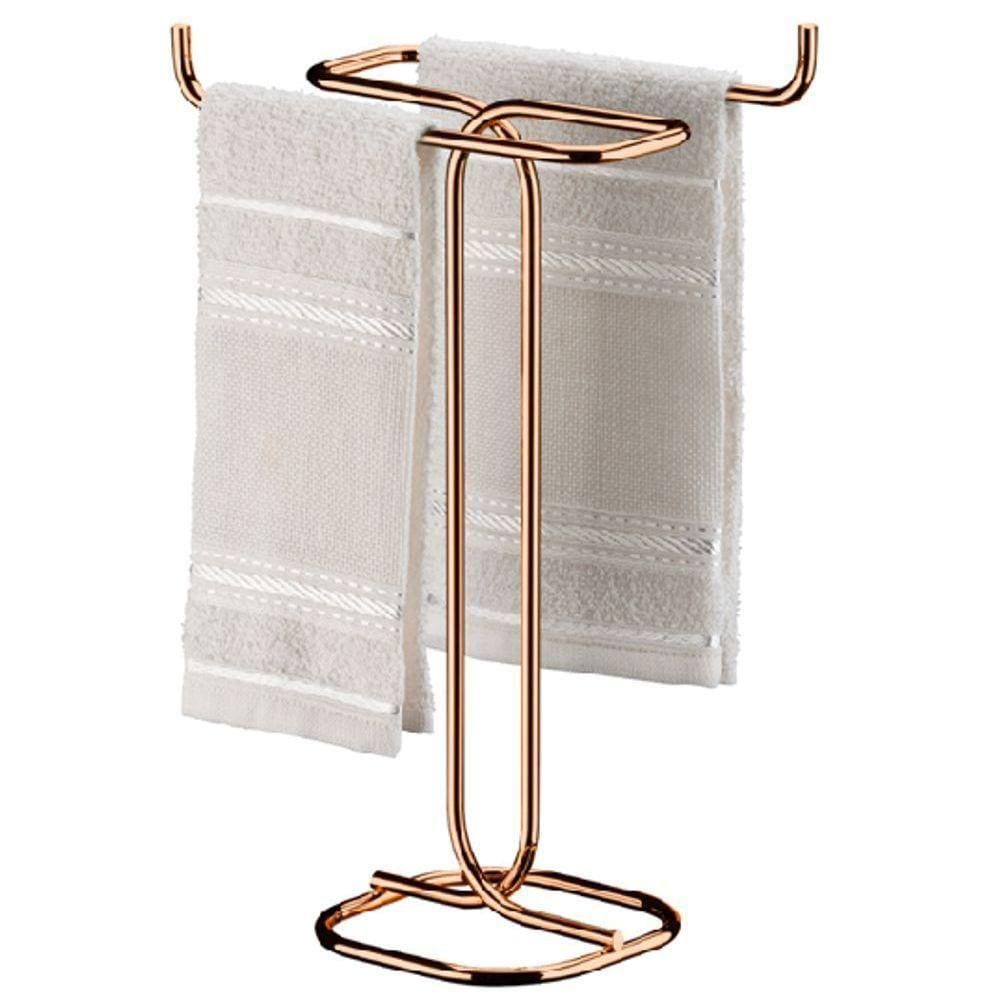 Porta Toalha Bancada Rose Gold Future 1177rg Toalheiro