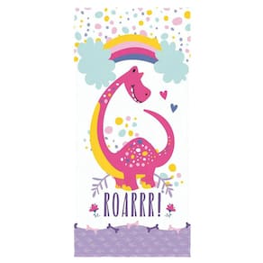 Toalha de Banho Infantil Divertida Lepper Magic Dino