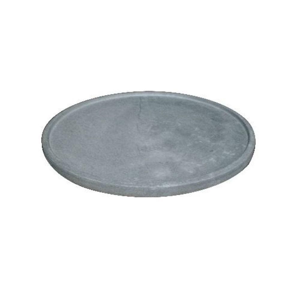 Forma de pizza em pedra sabão de 40 cm sem alças e sem aro