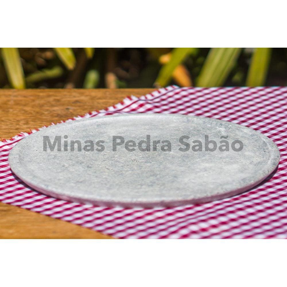 Prato raso em pedra sabão de 23 cm