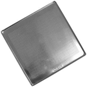 Kit 4 Bandeja 35x35x01 Perfurada Estampada - Imeca