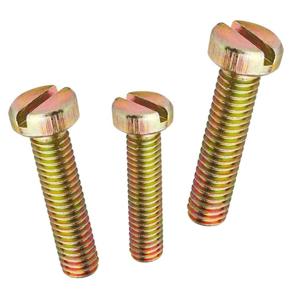 Parafuso Máquina M6 X 18 C. Cilíndrica Din 84 Fenda - 200Un