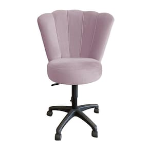 Cadeira Mocho Para Estética Escritório Veludo Rose - LM DECOR
