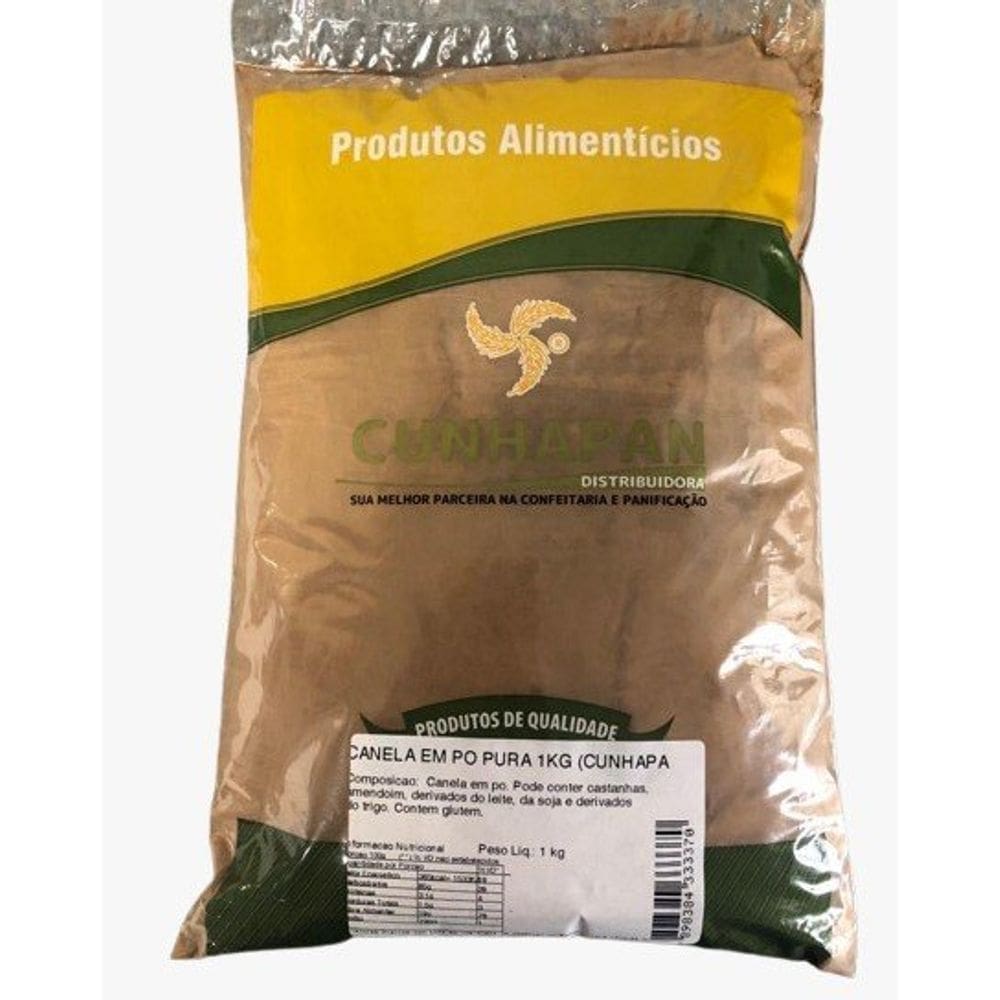 Canela Em Pó Pura 1kg - Cunhapan