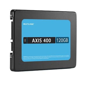 Ssd Multilaser 2,5 Pol. 120gb Axis Gravação 400 Mb/s - Ss101 Cor Preto