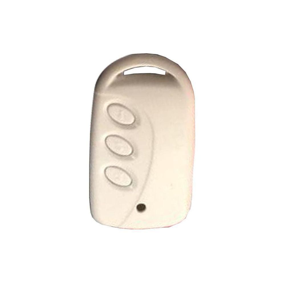 Controle Para Abertura De Portao 3 Botoes Slim Branco Hitron