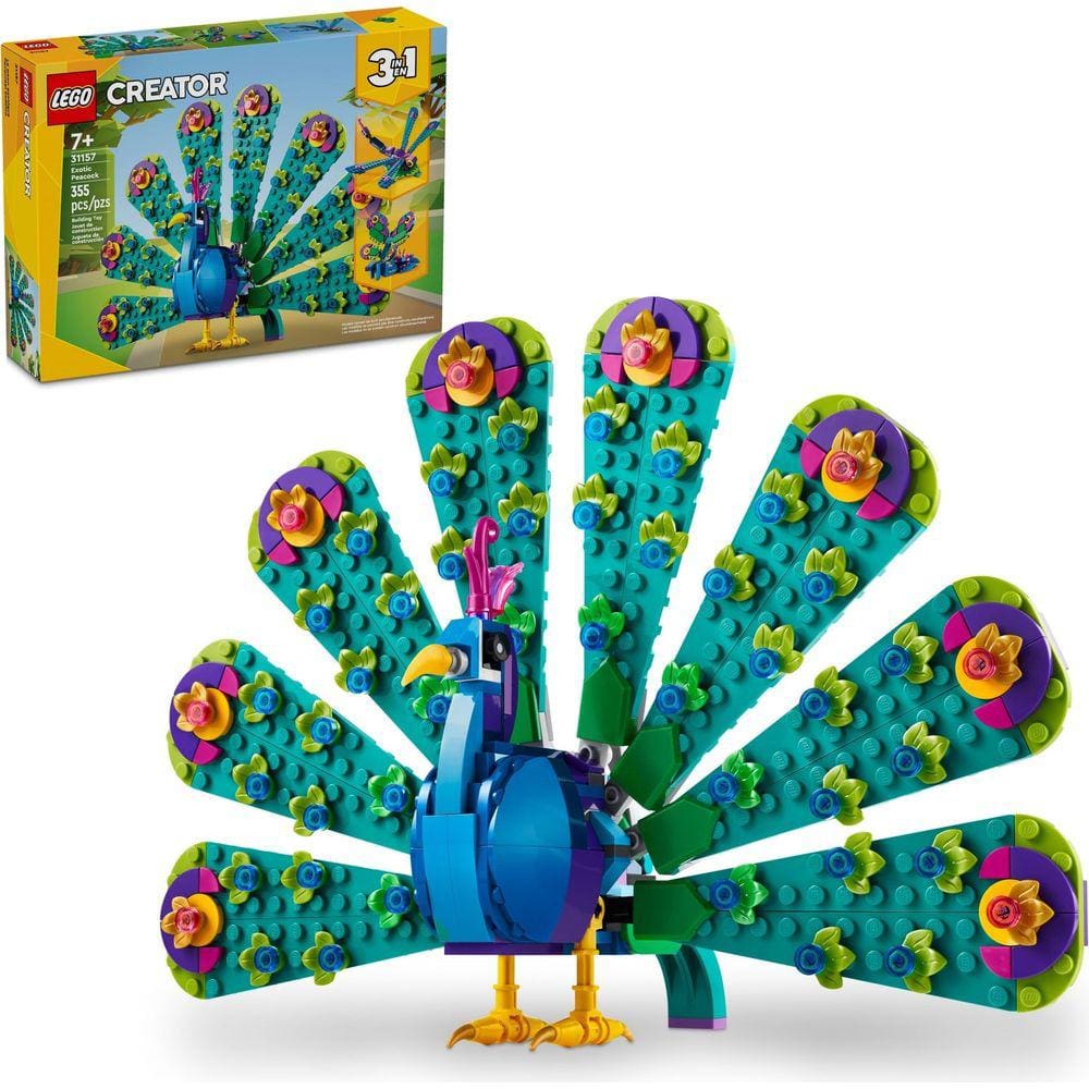 Lego Creator 3 em 1 31157 Pavão Exótico