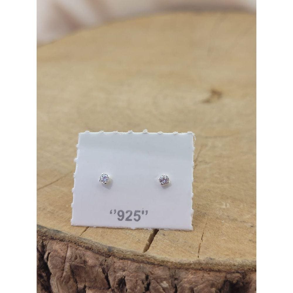 BRINCO DE PRATA 925 PONTO DE LUZ 2mm