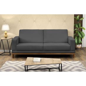 Sofá Cronus 2 Lugares 1,45M em Suede D Monegatto Cinza