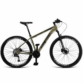 Bicicleta Aro 29 18v Absolute Hidráulica Trava E K7 - Verde Militar-preto - 15" Verde Militar-preto