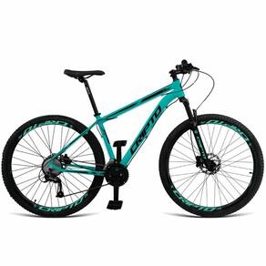 Bicicleta Aro 29 27 Marchas Freio Hidráulico Trava-k7 - Verde Anis-preto - 19" Verde Anis-preto
