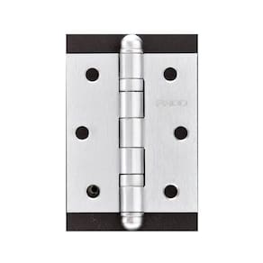 Dobradiça Inox Escovado com Raio 3025 Pado Prata
