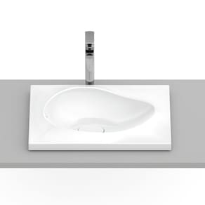 Cuba de Sobrepor 62x44,5cm Ruy Ohtake Roca Branco