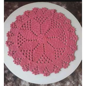 toalhinha de crochê / centro de mesa de crochê / Sousplat em crochê /Decoração Casa, sala, cozinha