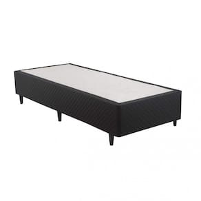 Base Box Solteiro 39x88x188cm Troya Espresso Móveis Preto