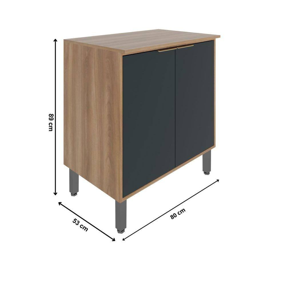 Balcão 2 Portas 80cm Thalita Moveis Sul | Casas Bahia