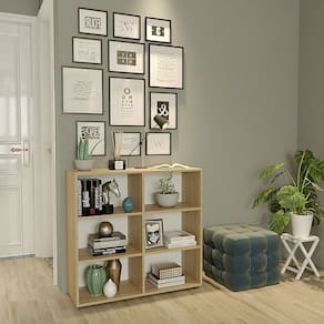 Estante para Livros Multiuso 6 Nichos 81cmx90cm Geórgia