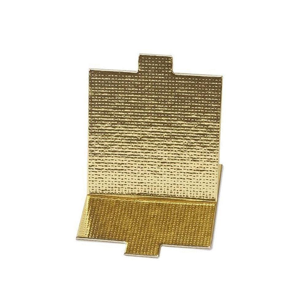 Base Ouro Quadrada 7,5cm Com 10 Unidades - Stalden