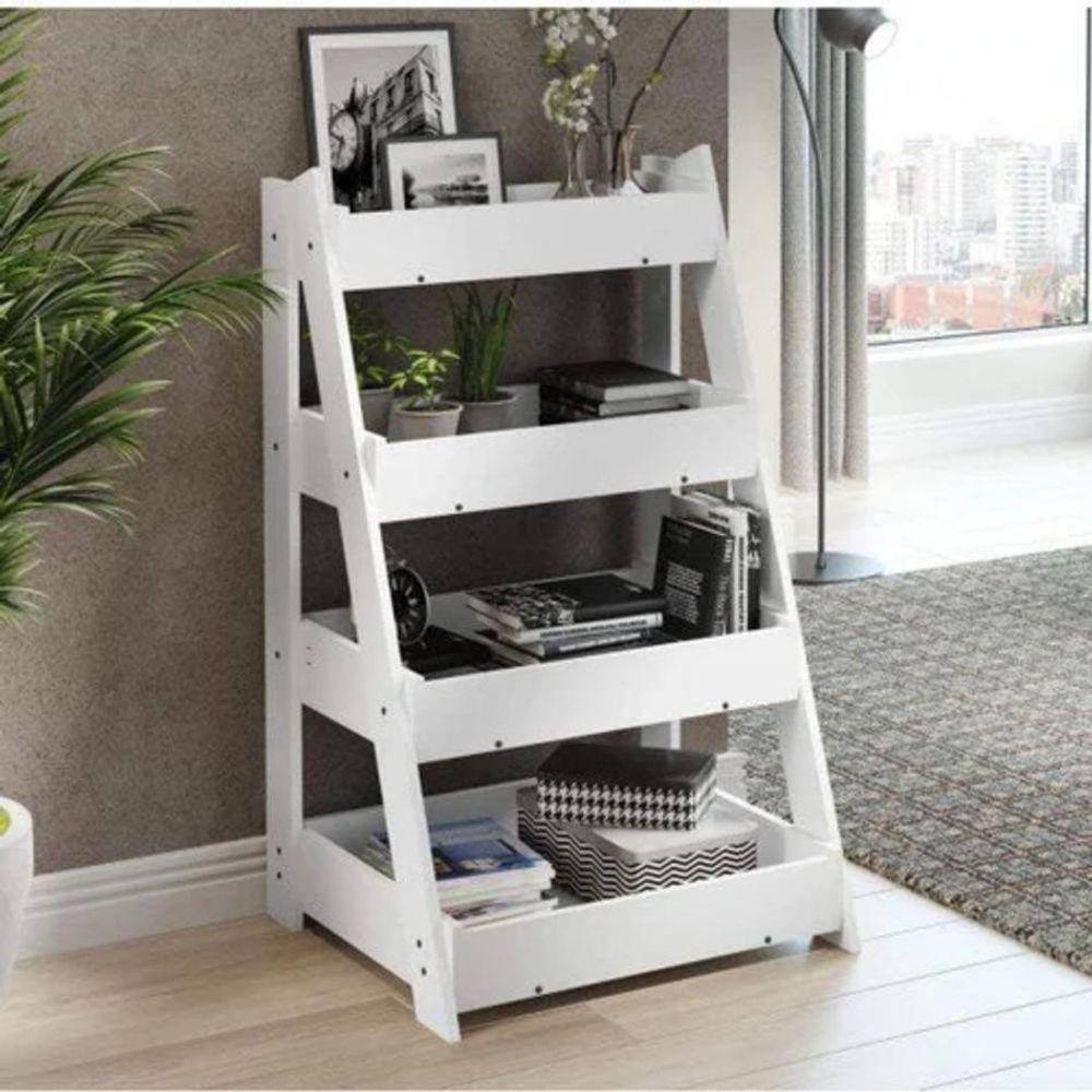 Estante Multifuncional Linha Life - Branco
