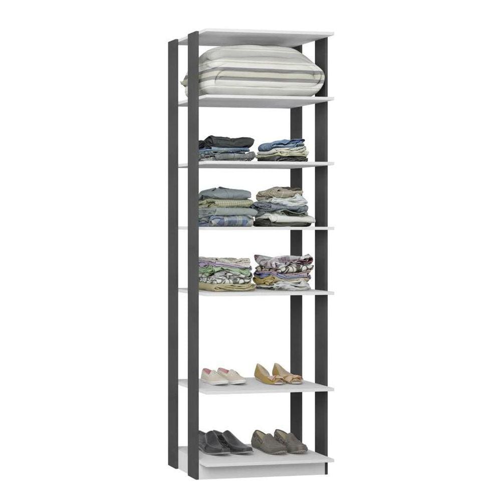 Estante C/ Prateleiras 700 Linha Clothes - Branco