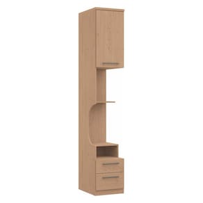 Módulo Mesa de Cabeceira 1 Porta 2 Gavetas Elegance Móveis Castro Angelin/Angelin