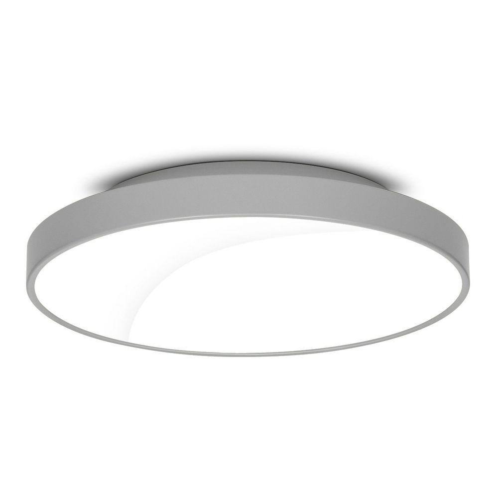 Plafon para 4 Lâmpadas Redondo 50cm 7653 Jd Molina Prata