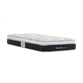 Colchão Solteiro Herval Molas Superlastic Marselha 25X 188X 88 cm Branco/Preto