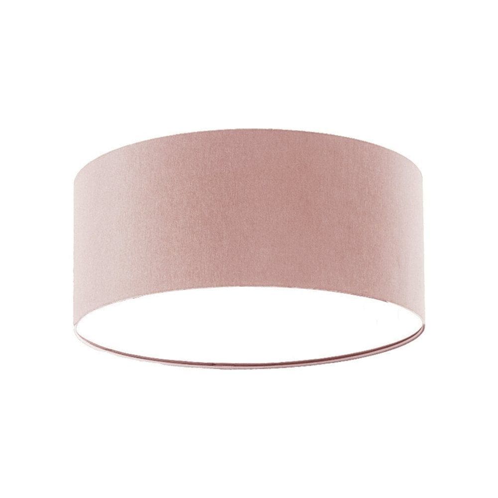 Luminária de Teto Plafon Redondo de Sobrepor Tom Luz Iluminação Rosa-bebê