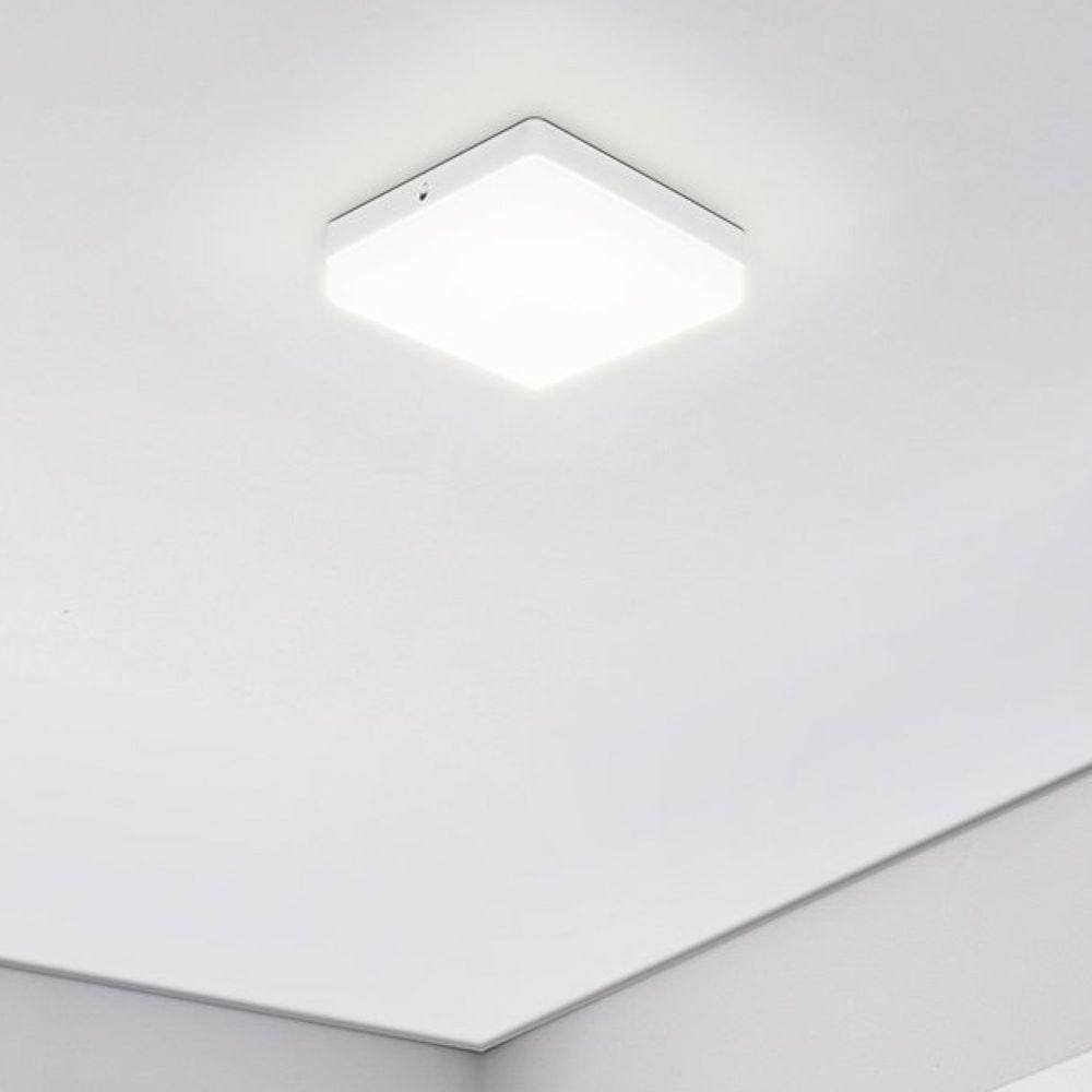 Painel LED Frameless Sobrepor 24W Quadrado 4000K 15140139 Taschibra Branco