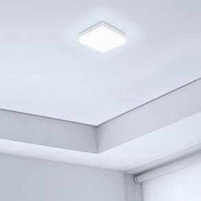 Painel LED Frameless Sobrepor 48W Quadrado 6500K Taschibra Branco