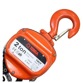 Talha 2 Toneladas Corrente 5 Metros Terra Equipamentos