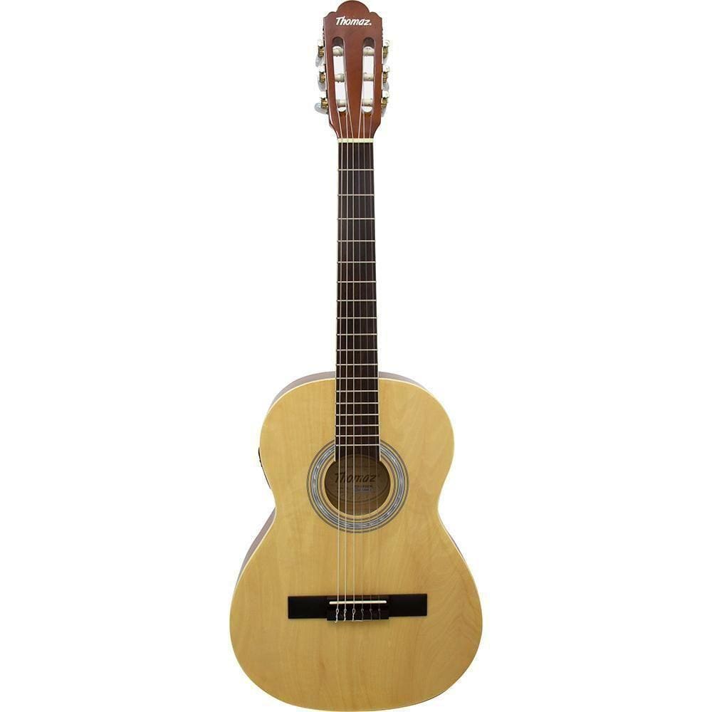 Violão Eletroacústico Kids De Nylon Tcg 360 Eq Natural Thomaz [f097]