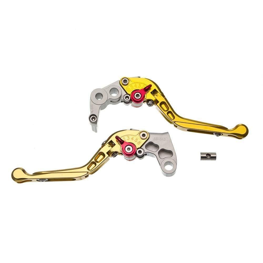 Manete Moto X Super Bike Par C- Regulagens 3-4dedos Dourado [f016]