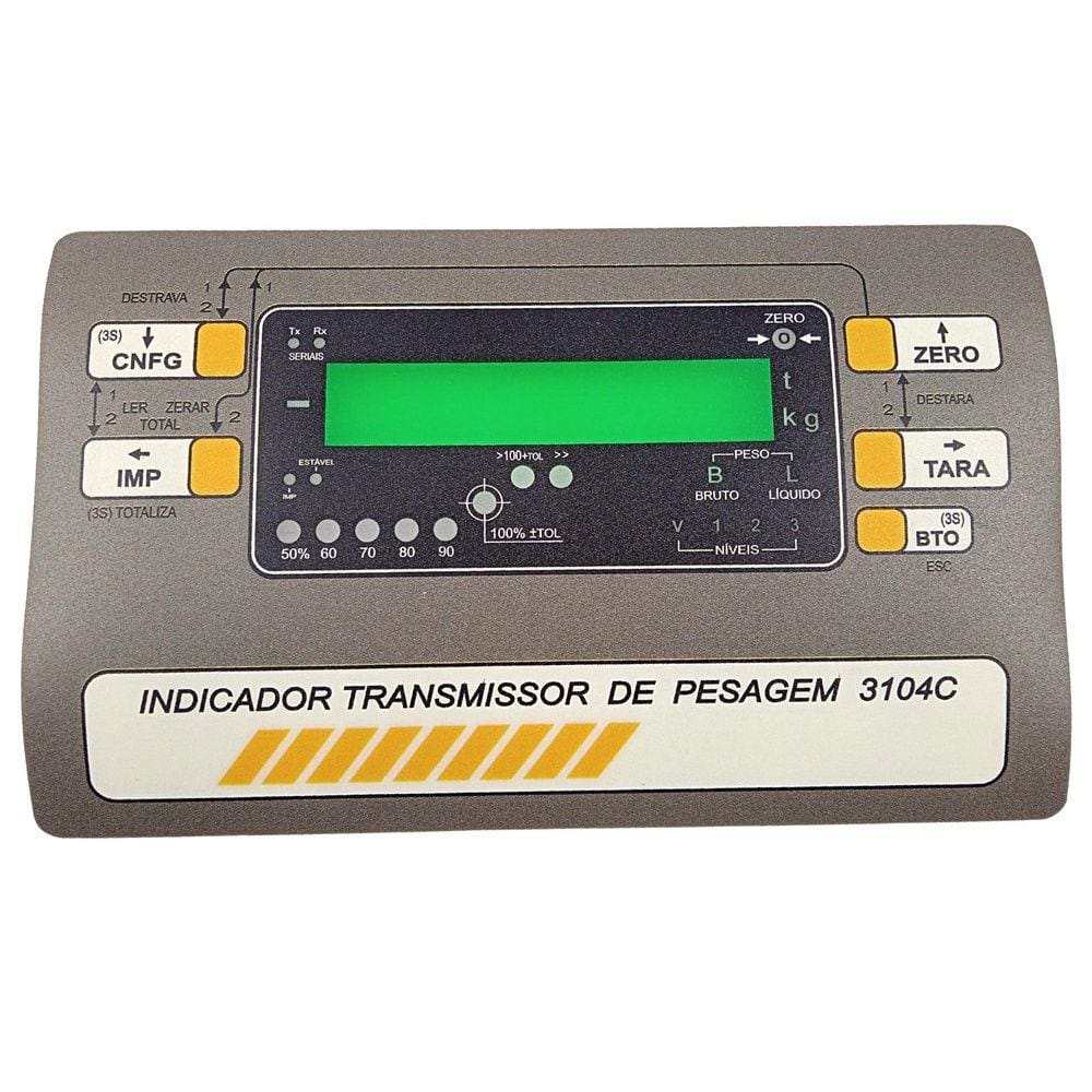 Painel Indicador De Pesagem Alfa 3104 C Grande - Cód 257