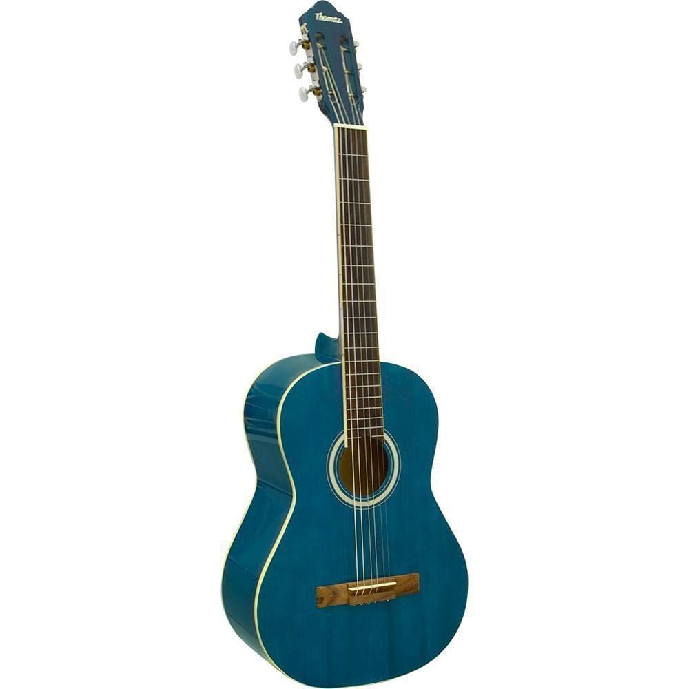 Violão Acústico De Aço Para Destros Com Tensor Tcg 390 A Azul Thomaz [f097]