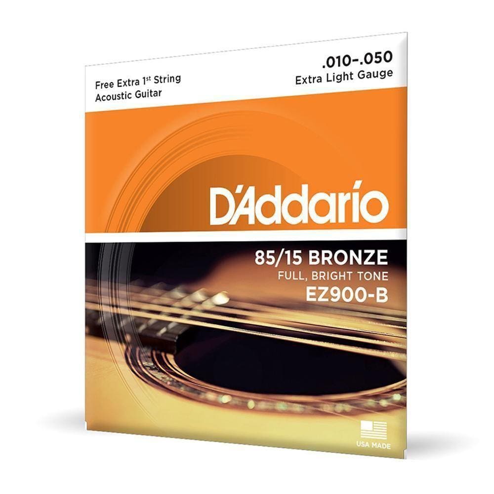 Encordoamento Violão Aço 10-50 Corda Extra D Addario Ez900-b [f035]