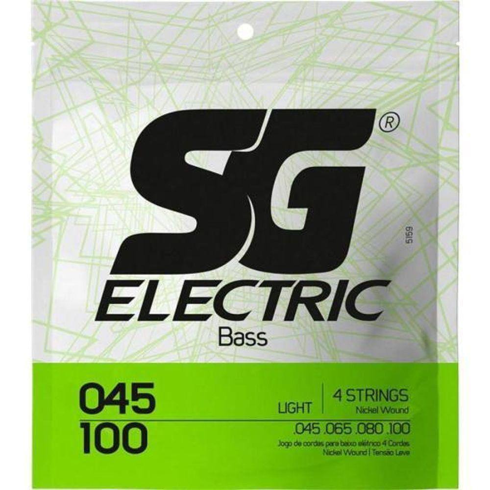 Encordoamento Para Contrabaixo 4 Cordas .045 Light Niquel Sg [f002]
