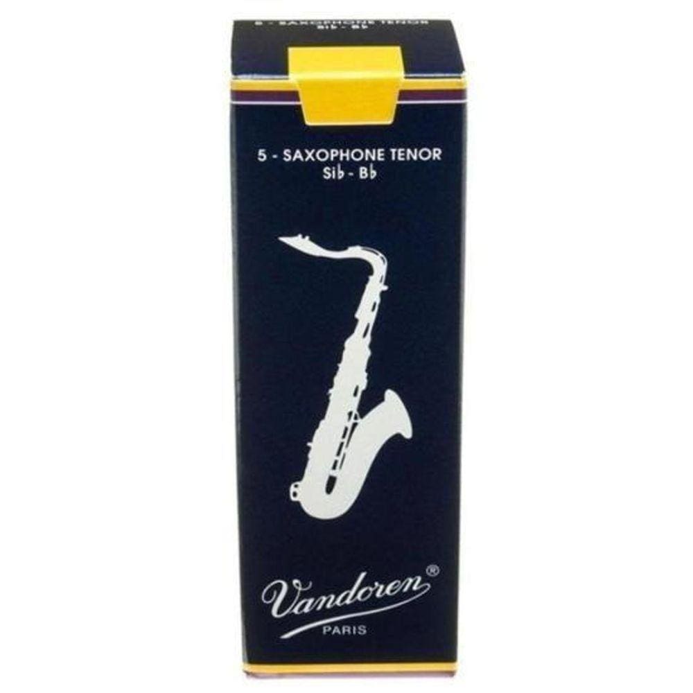Palheta Tradicional Saxofone Tenor 2 Vandoren Sr222 - Cx - 5 [f002]