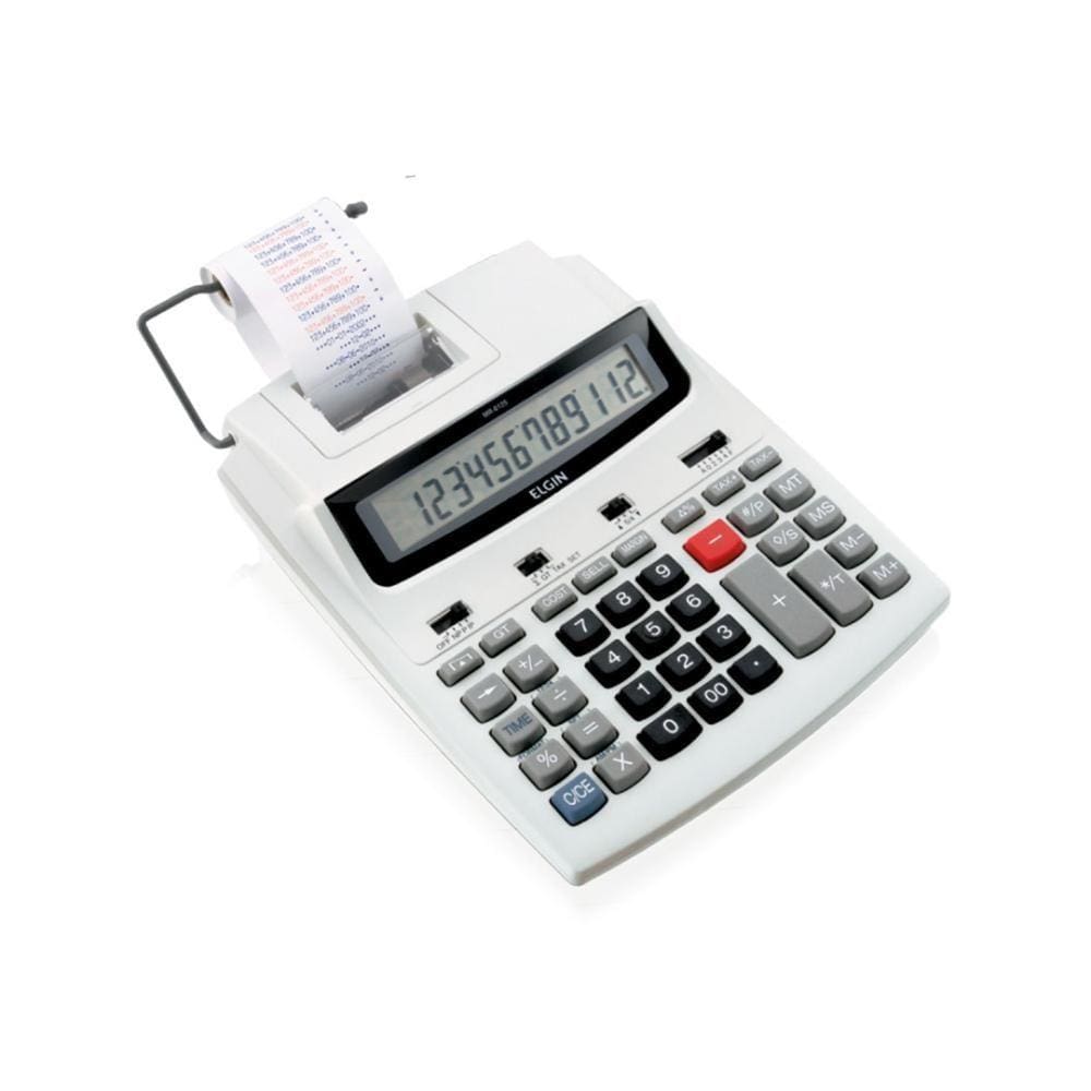 Calculadora Com Bobina 12 Digitos Mr-6125 Elgin [f108]