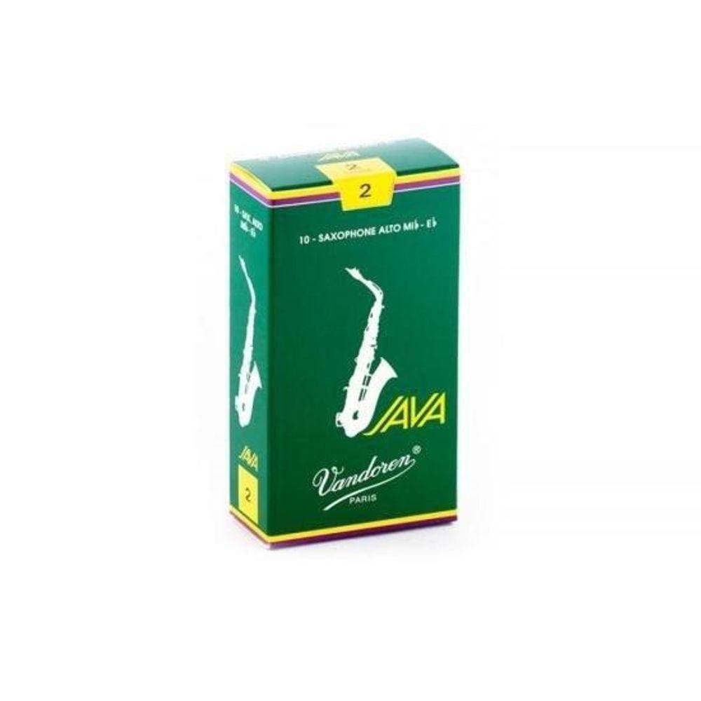Palheta Para Saxofone Alto Java 2 Vandoren - Cx - 10 [f002]