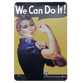 Placa De Metal We Can Do It