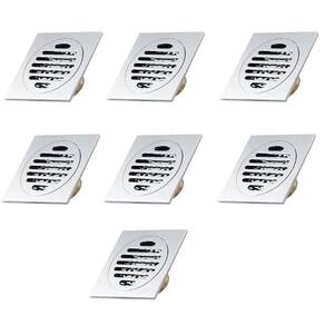 Ralo Inteligente 10x10 Inox Anti Odor Kit 7 Unid Banheiro Casa Lavabo Varanda