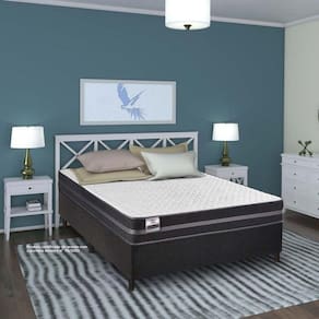 Cama Box Casal com Colchão 22x138x188cm Bogotá Cinza