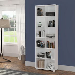 Estante para Livros com 12 Nichos Branco Foscarini Branco