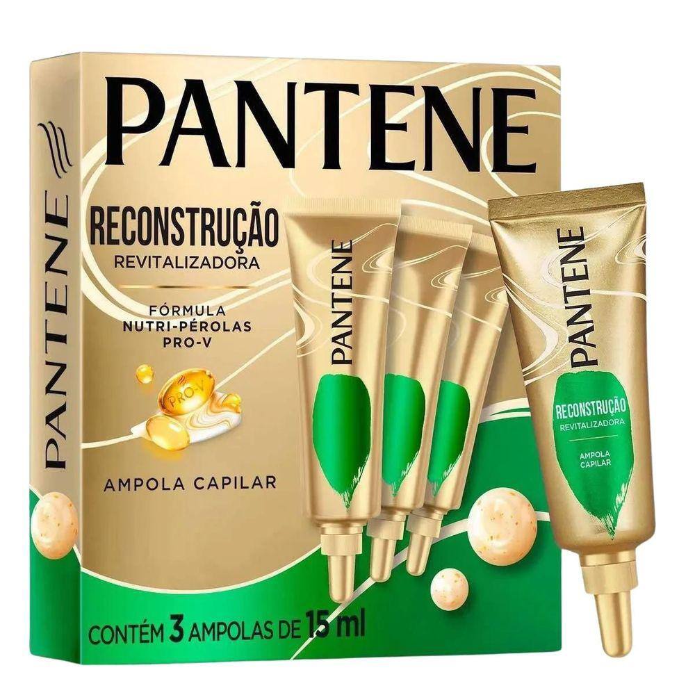 Kit Ampolas Pantene Reconstrução Revitalizadora 15Ml C/3