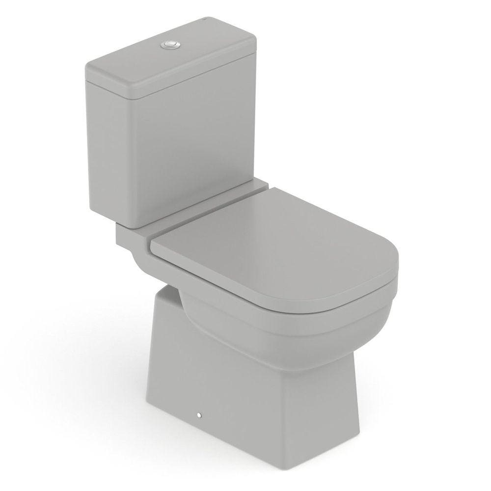 Kit Bacia com Caixa Acoplada Assento Termofixo Elite Celite Stone