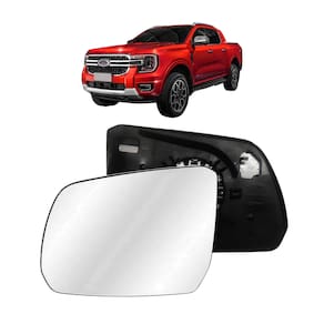 Lente Retrovisor Com Base Ranger 2023> Sem Sensor Motorista