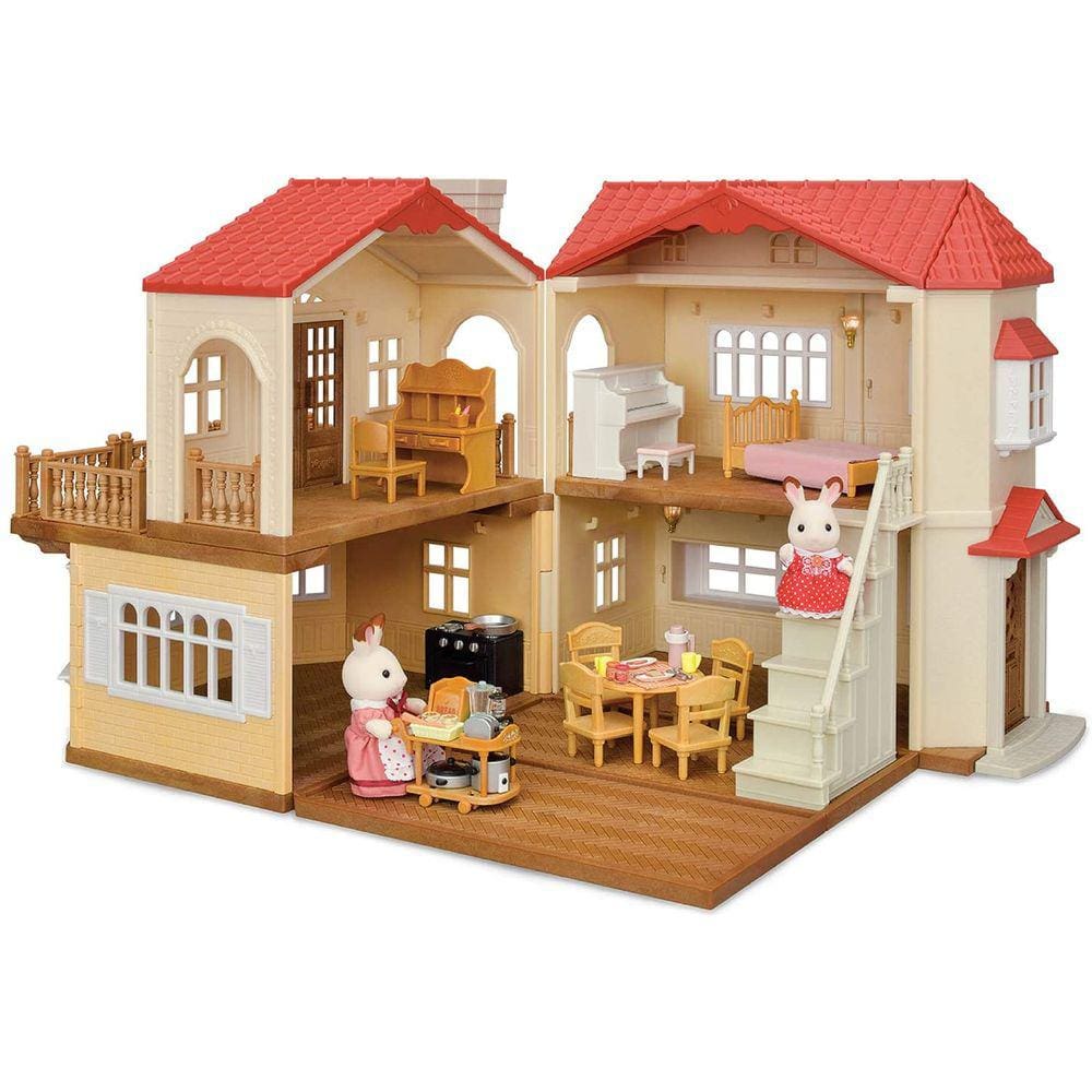 Sylvanian Families Conjunto Casa Vermelha Presentes