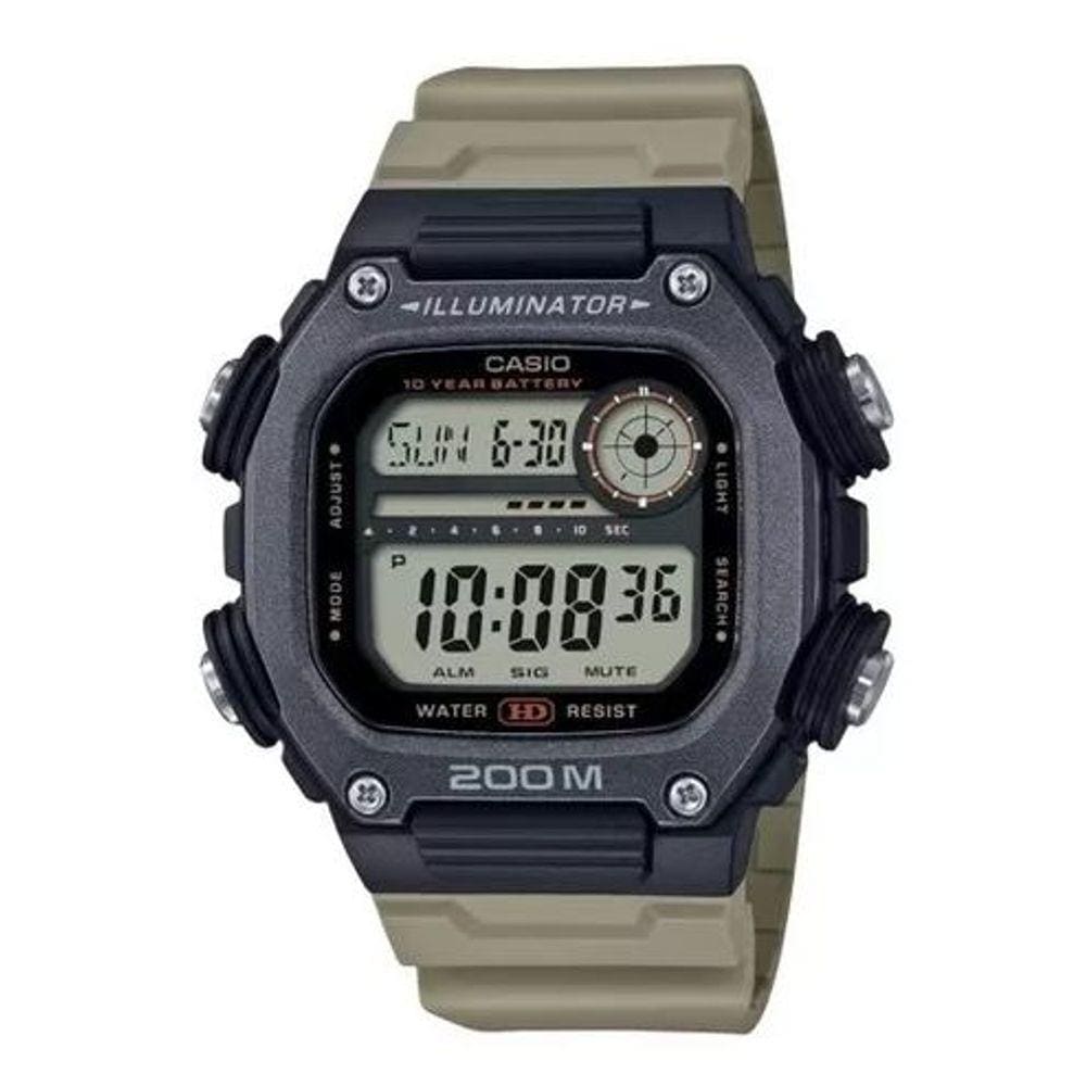 Relógio Casio Masculino Digital Quadrado Dw-291Hx-5Avdf