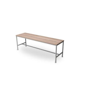 Banco para Sala de Jantar San Paulo 1,25x46x37 Estanho/Cumarú